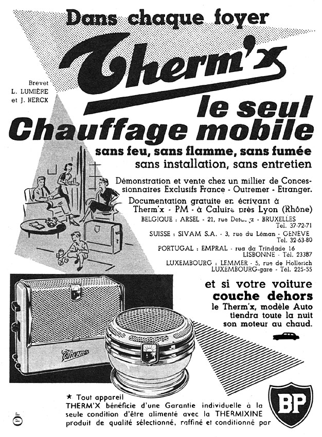 Publicit� Therm'x 1956