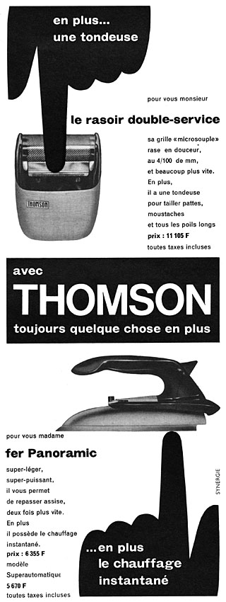 Publicit� Thomson 1959