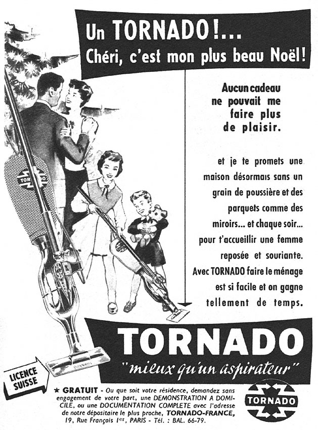 Publicit� Tornado 1953