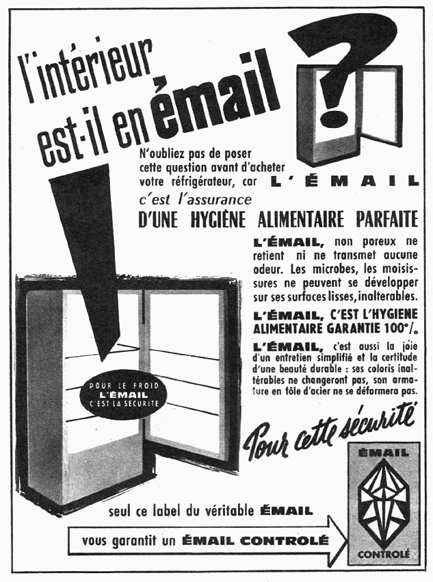 Publicit� Divers 1960