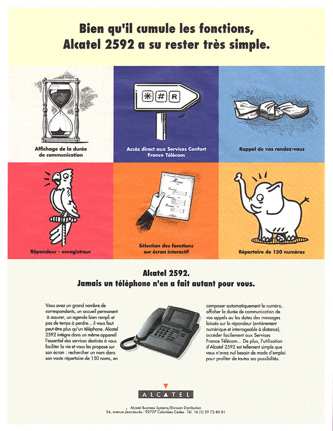 Publicit� Alcatel 1993