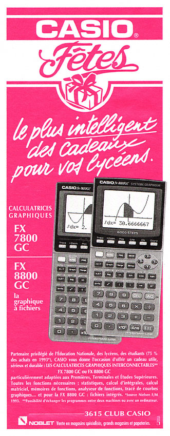Marque Casio 1993