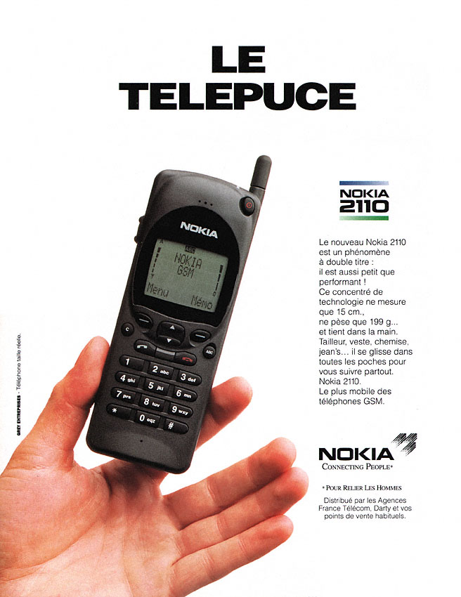Publicit� Nokia 1995