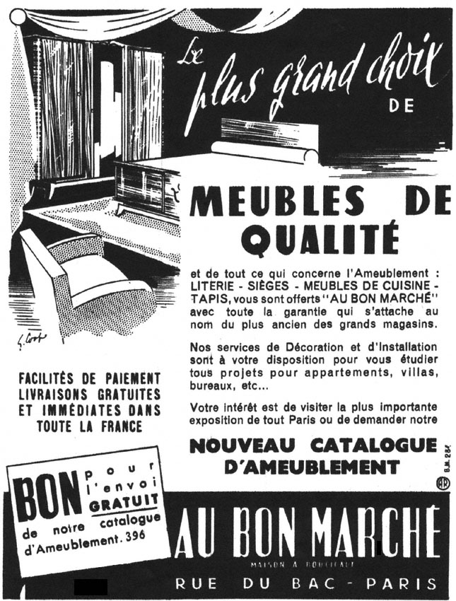 Marque Bon March� 1949