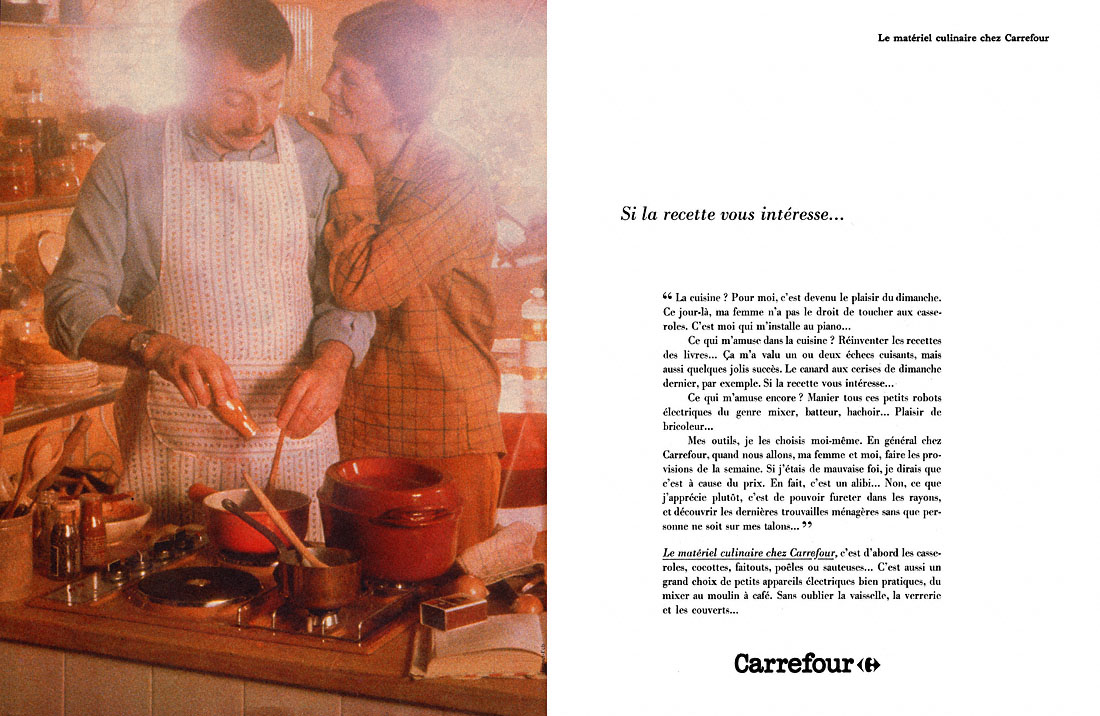 Publicit� Carrefour 1980
