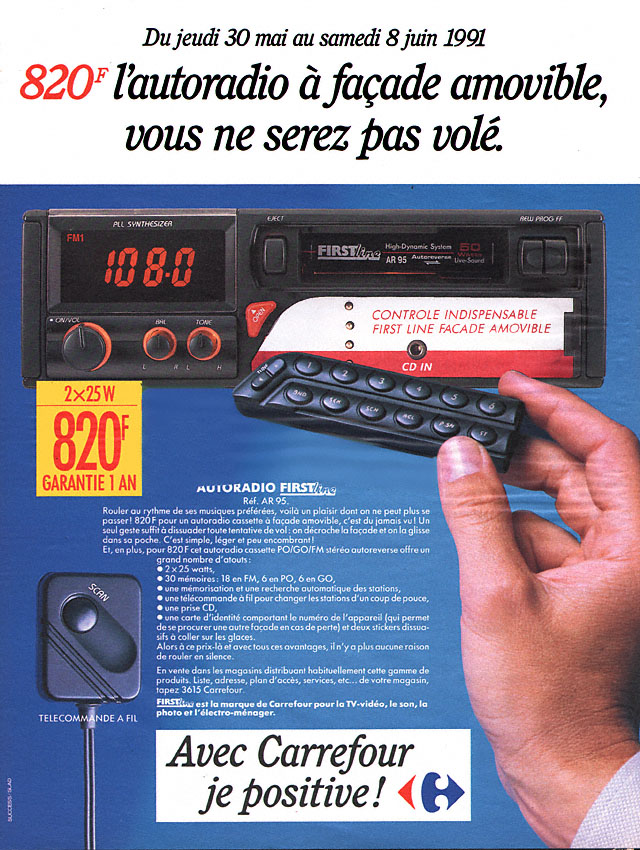 Publicit� Carrefour 1991