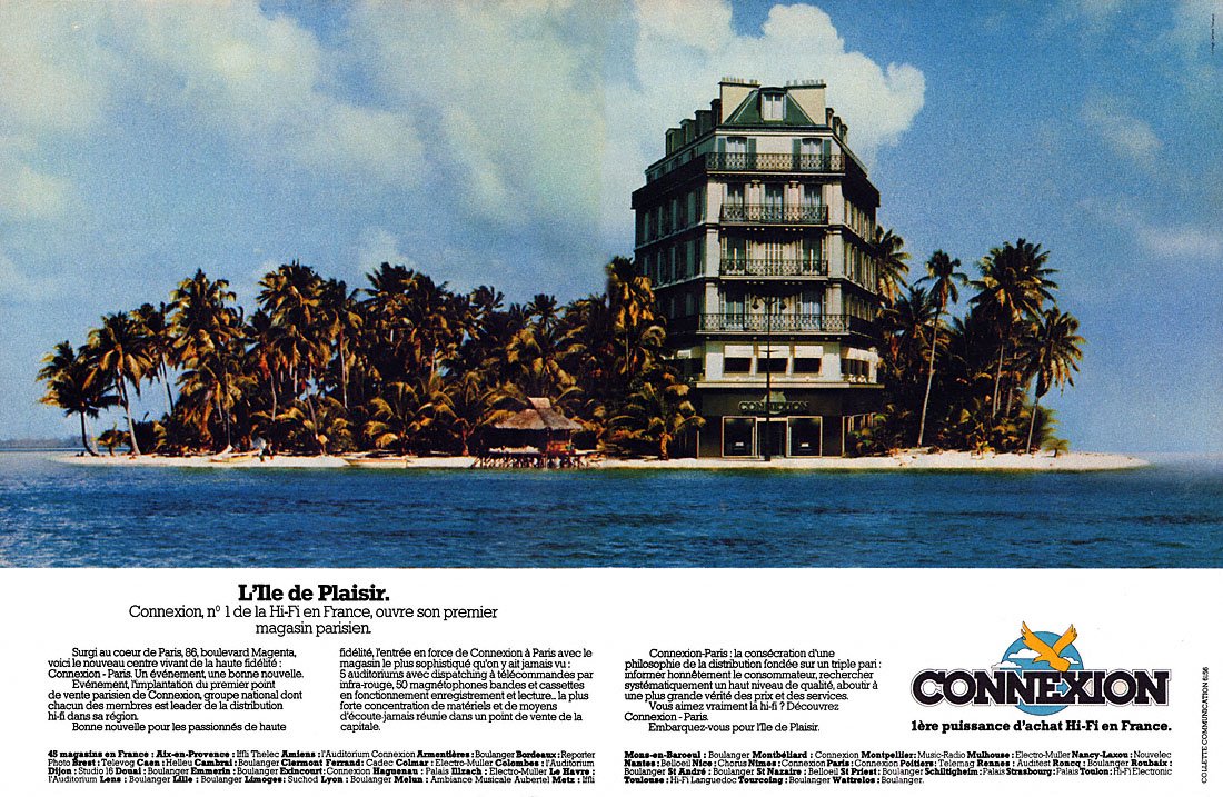 Publicit� Connexion 1979