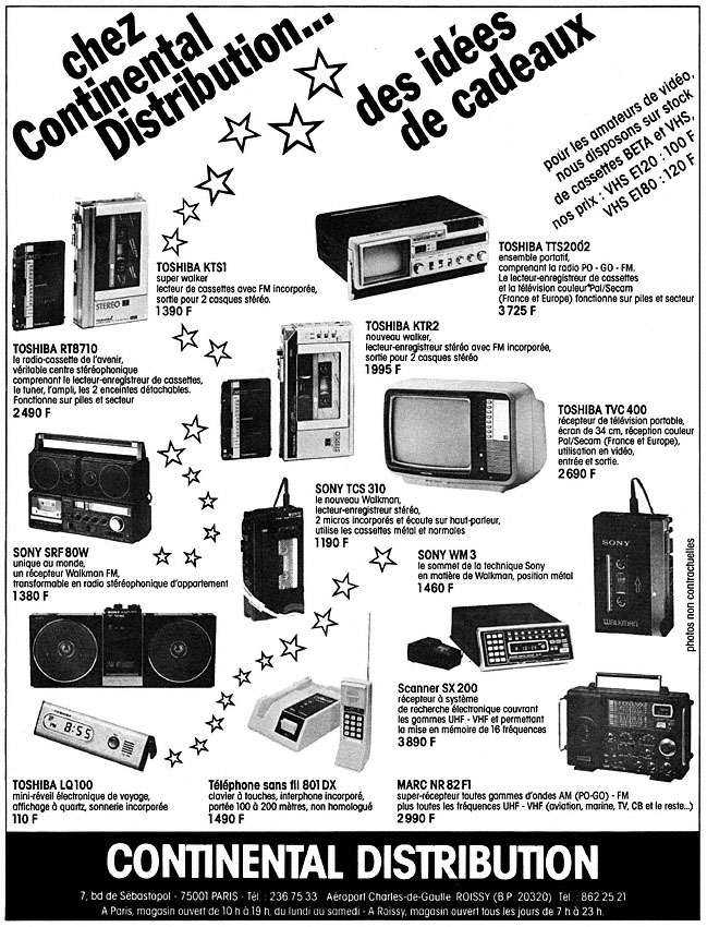 Publicit� Continental Distribution 1981