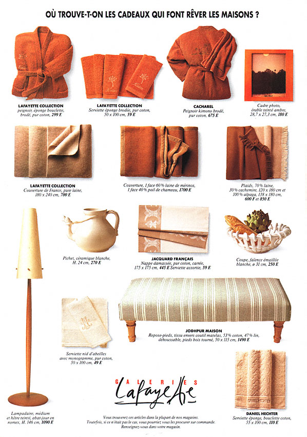 Publicit� Galeries Lafayette 1993