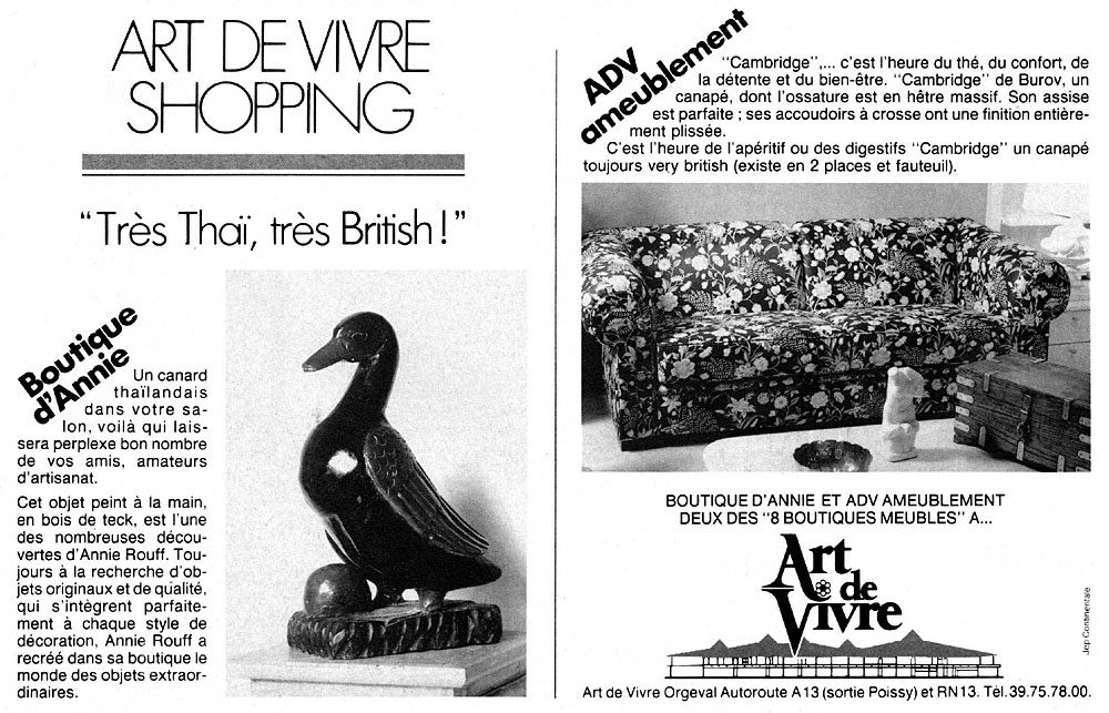 Publicit� Divers 1986