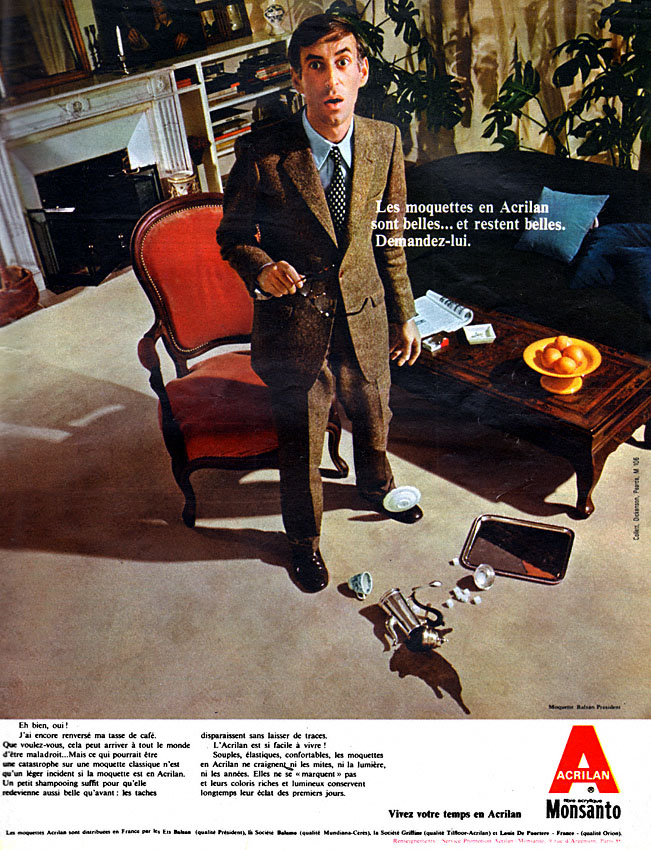 Publicit� Acrilan 1967
