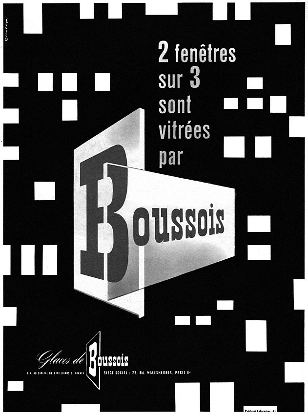 Publicit� Boussois 1956