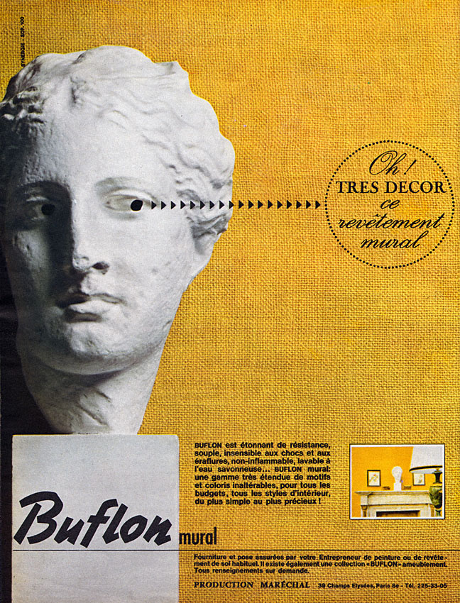 Publicit� Buflon 1965