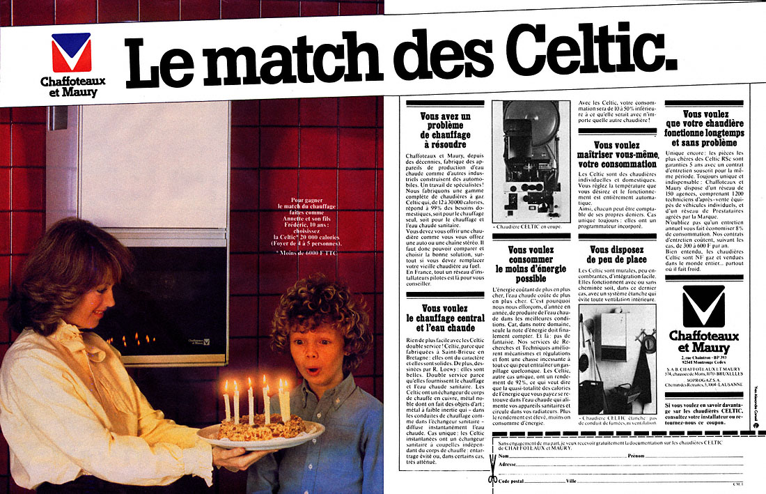 Marque Chaffoteaux & Maury 1982