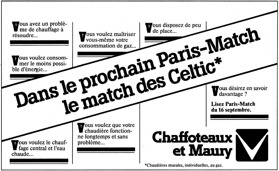 Marque Chaffoteaux & Maury 1982