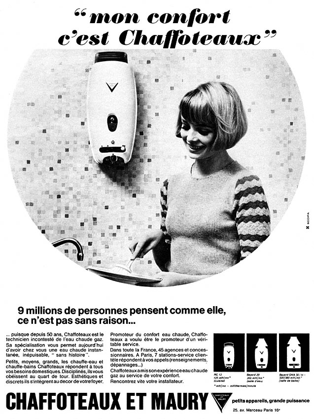 Publicit� Chaffoteaux & Maury 1966