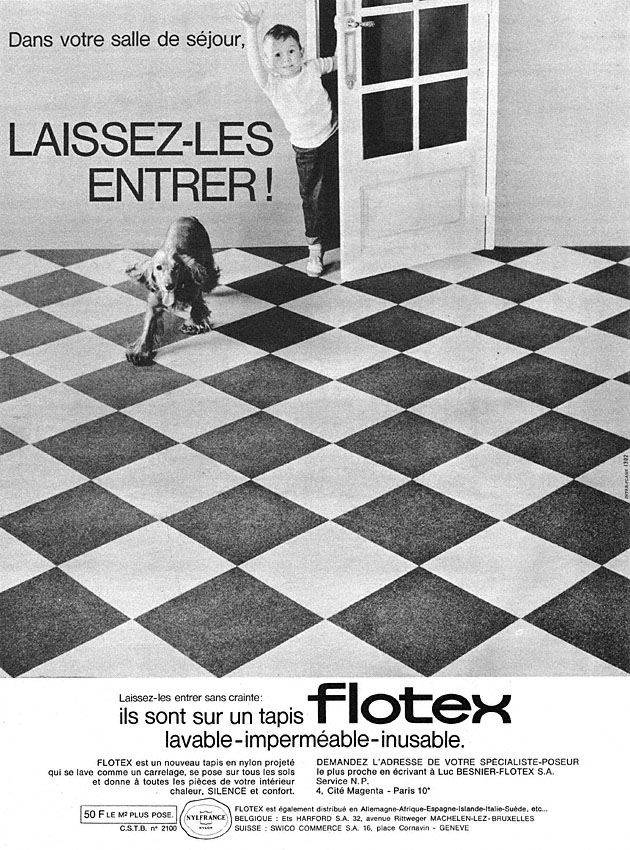 Publicit� Flotex 1964