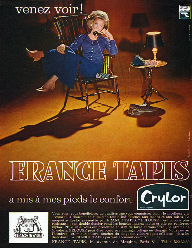 Publicit� France Tapis 1966