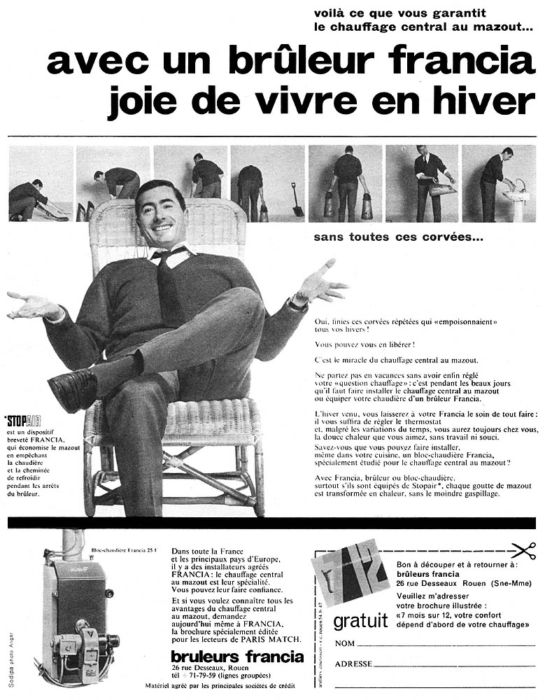 Publicit� Francia 1960