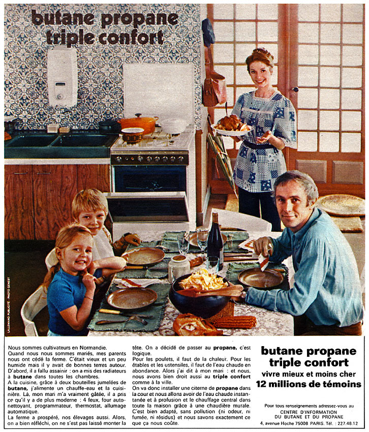Publicit� Gaz 1973