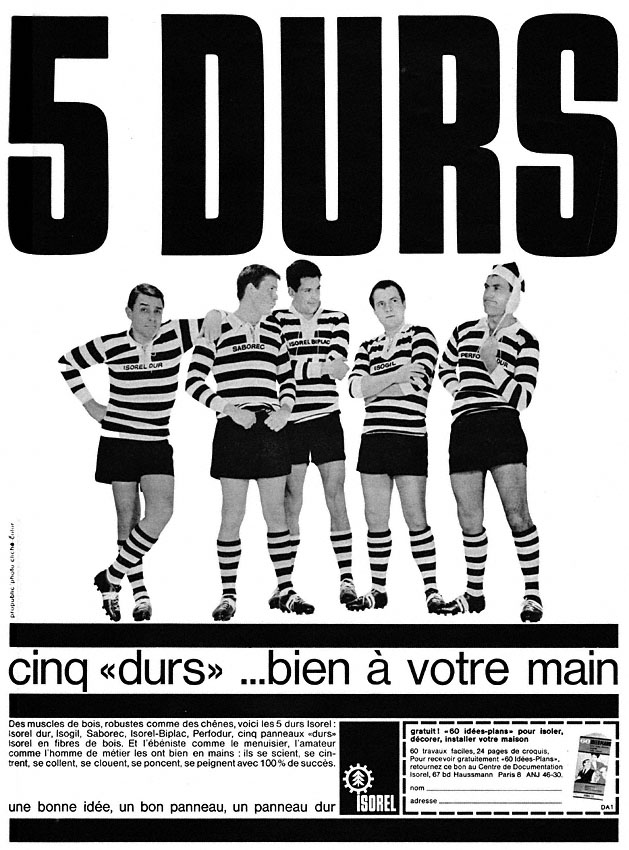 Publicit� Isorel 1965