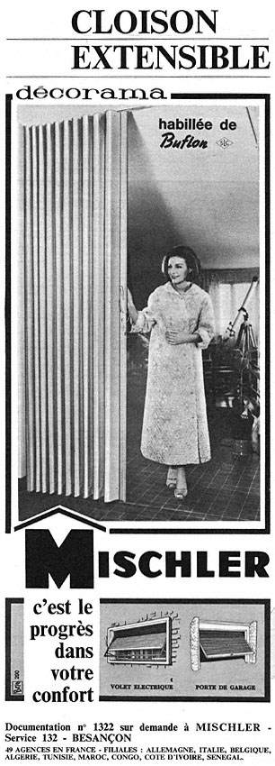 Publicit� Mischler 1964