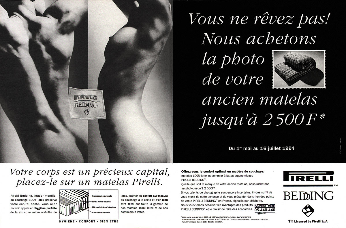Publicit� Pirelli 1994