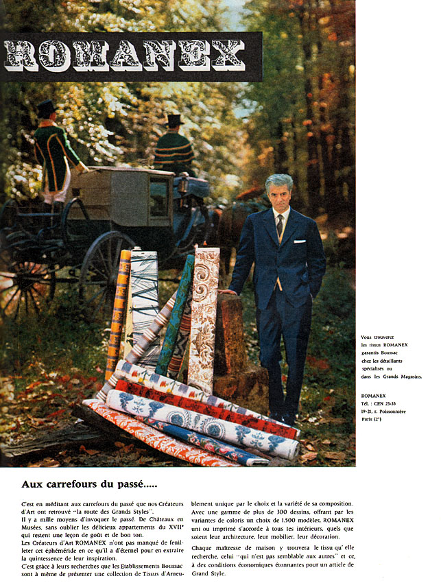 Publicit� Romanex 1960