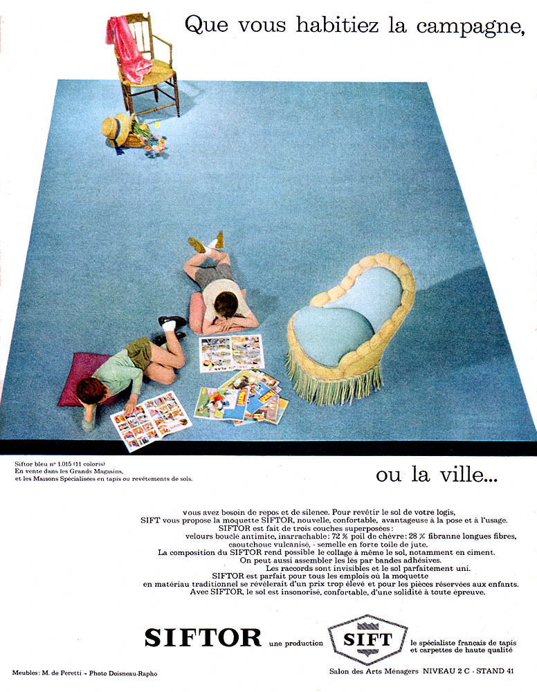 Publicit� Siftor 1962