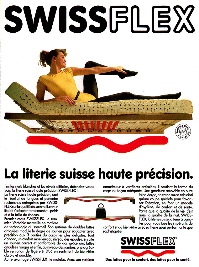 Publicit� SwissFlex 1989