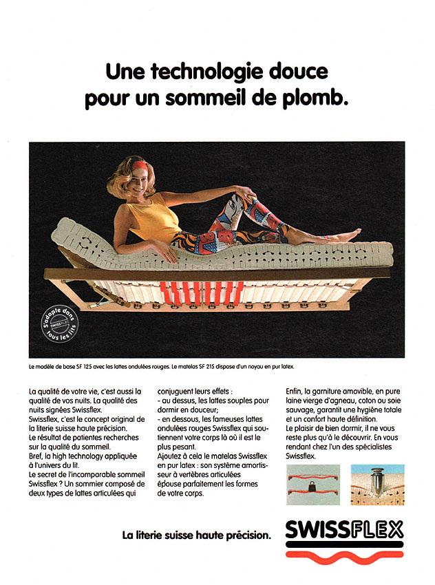 Publicit� SwissFlex 1992
