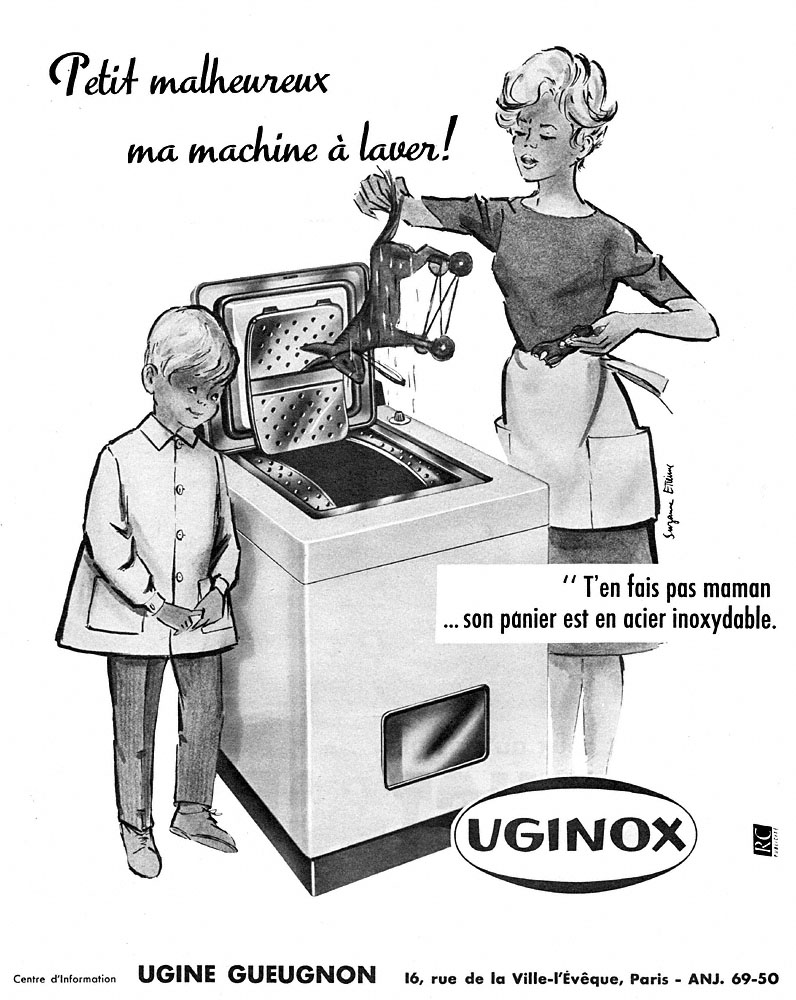 Publicit� Uginox 1962