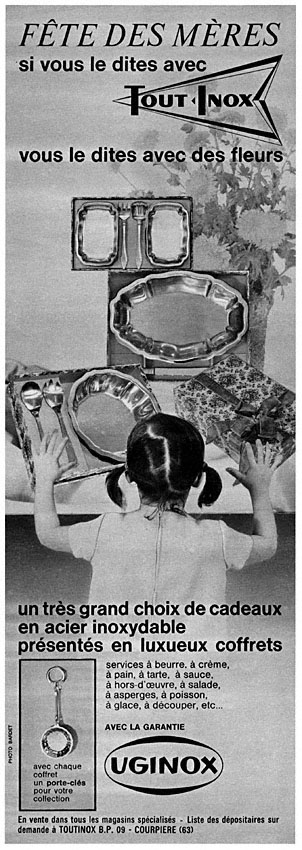 Publicit� Uginox 1967