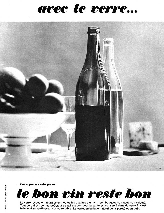 Publicit� Verre 1964
