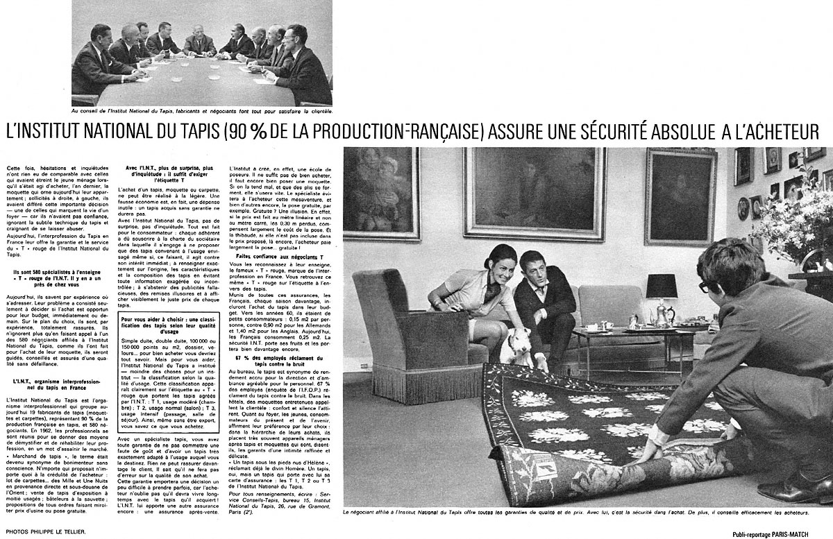 Publicit� Divers 1968