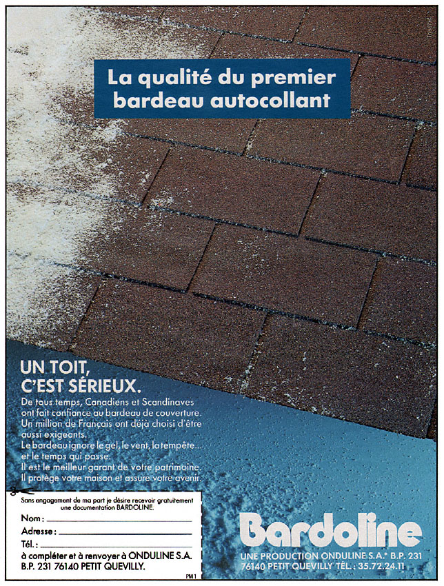 Publicit� Divers 1987