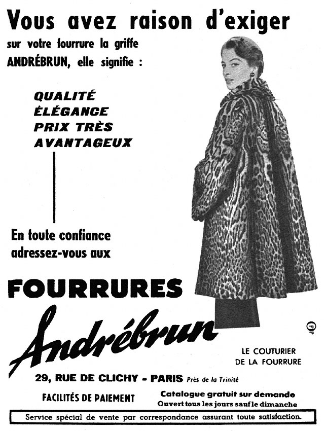 Marque Andr�Brun 1953