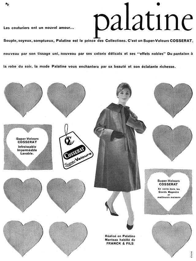 Publicit� Cosserat 1959