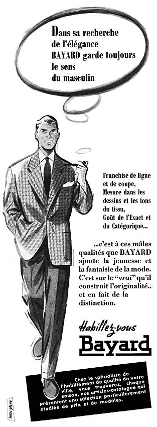 Publicit� Bayard 1955