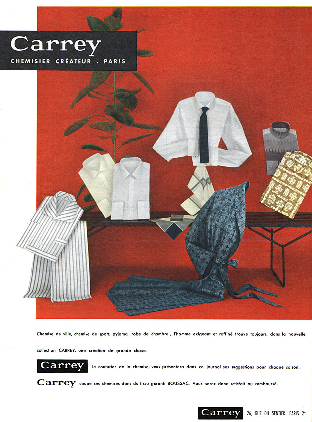 Publicit� Carrey 1956