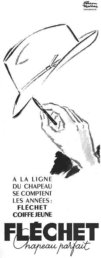 Publicit� Fl�chet 1950