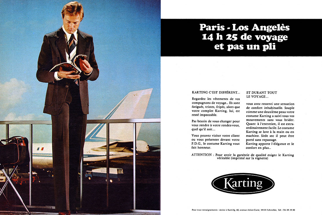 Publicit� Karting 1978