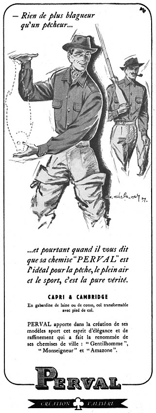 Publicit� Perval 1951