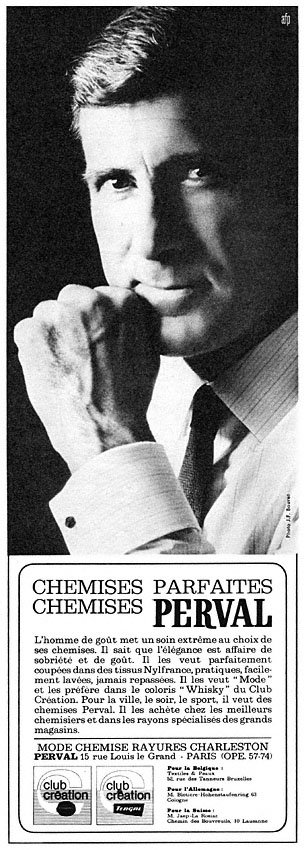 Publicit� Perval 1965