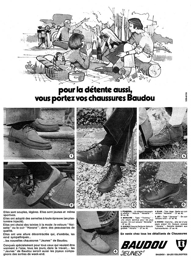 Publicit� Baudou 1972