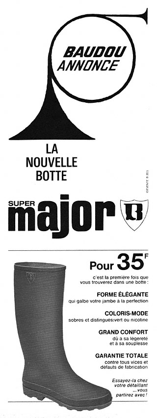 Publicit� Baudou 1967