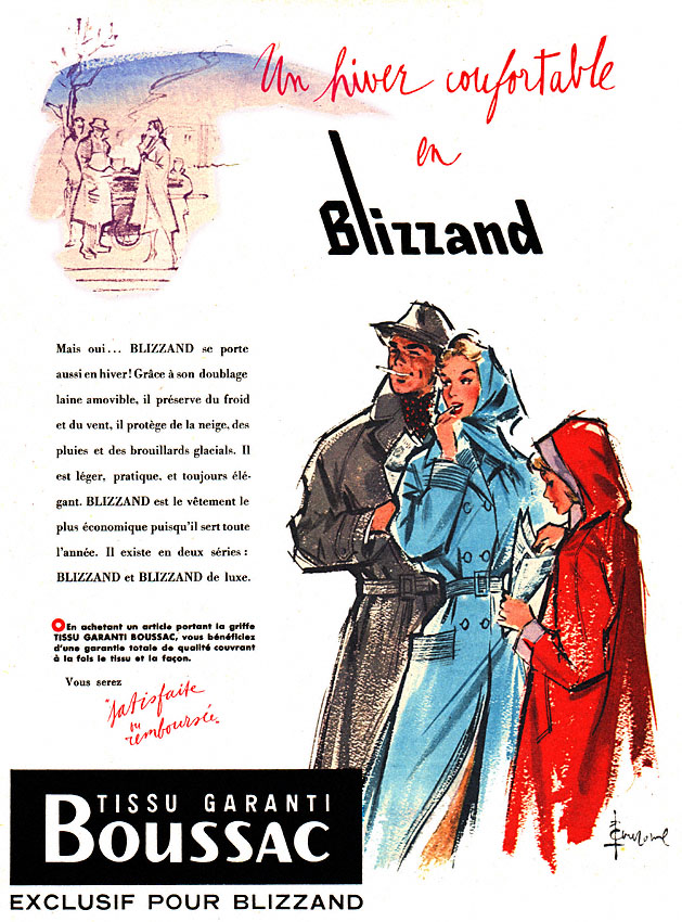 Publicit� Blizzand 1955