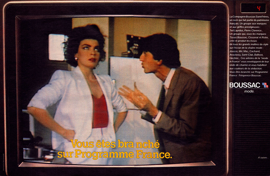 Publicit� Boussac 1983