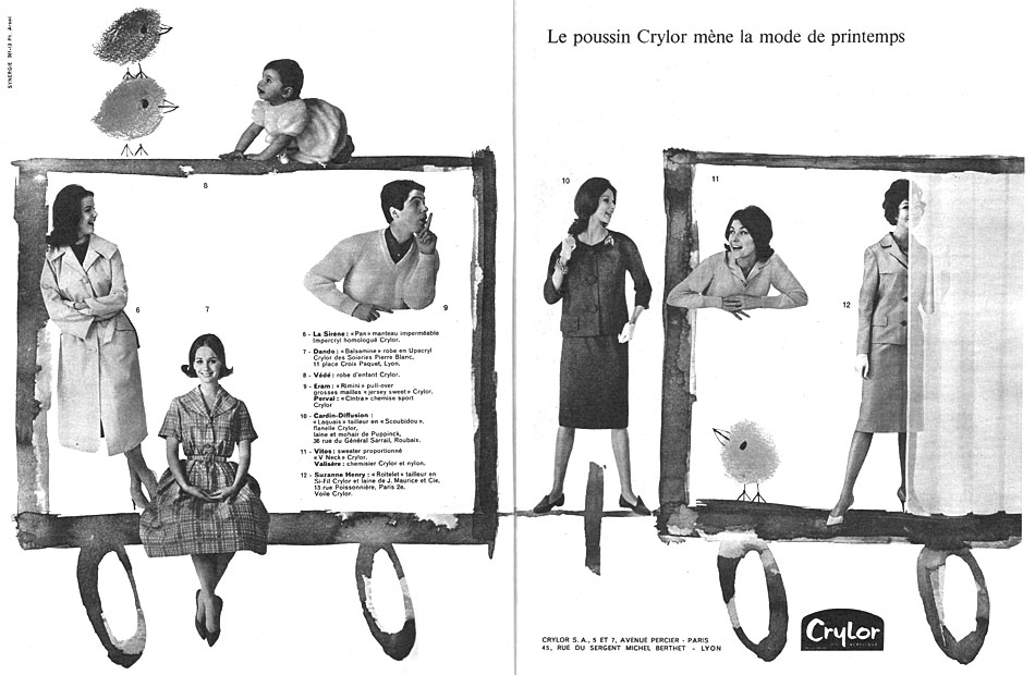 Publicit� Crylor 1960