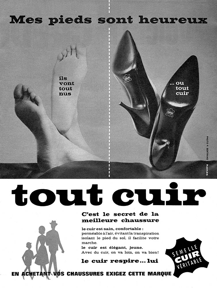 Publicit� Cuir 1962